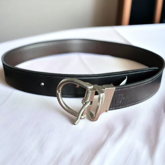 NWT FOSSIL Qty 2 MED Genuine Leather Belts Designer Belts - Picture 6 of 14